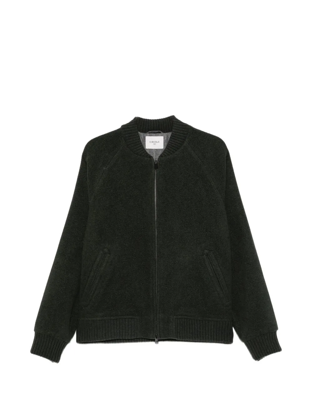 Zip-Up Wool-Blend Jacket by Circolo 1901