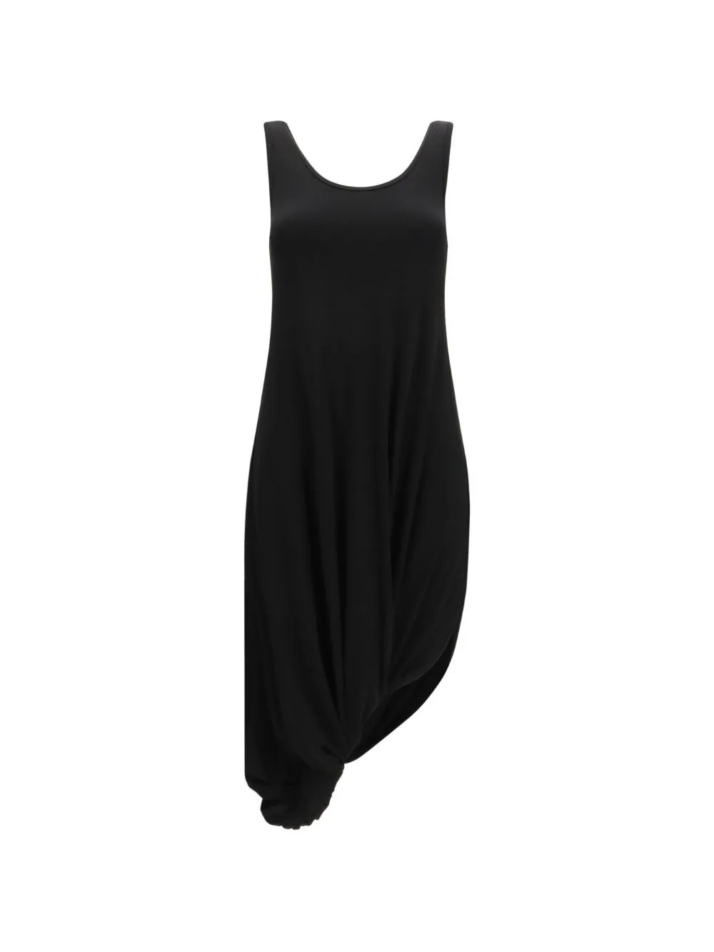 Draped Asymmetric Dress by LOEWE