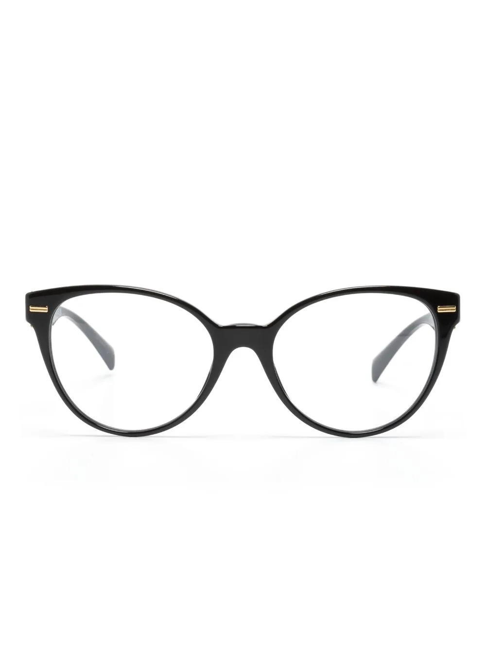 Medusa-Plaque Round-Frame Glasses by Versace Eyewear