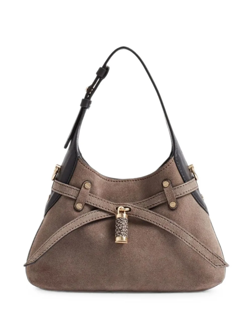 Mini B-Halo Buckle-Detail Tote Bag by Borbonese