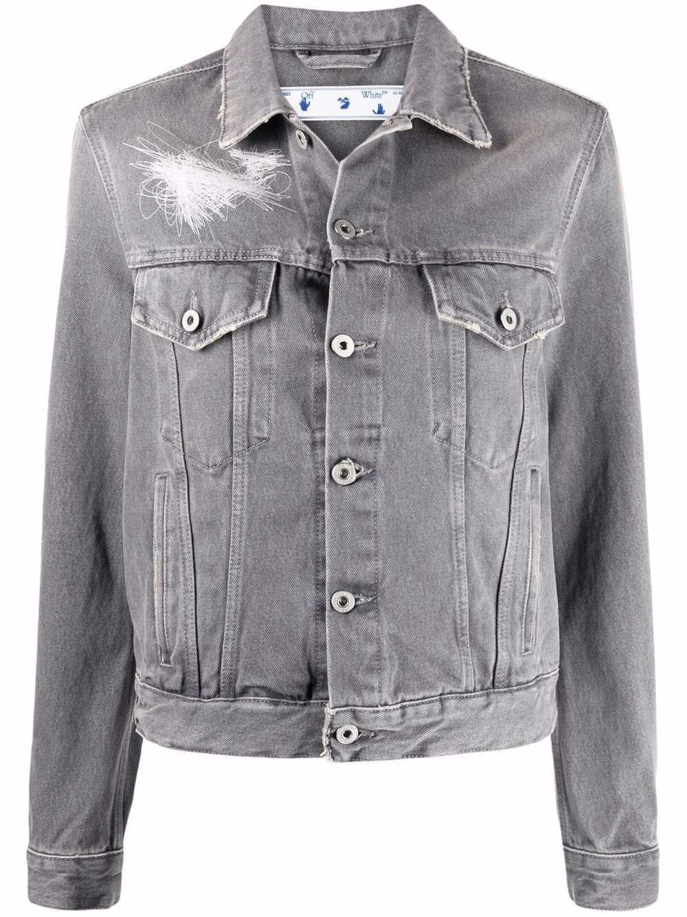 Arrows Motif Denim Jacket by Off-White