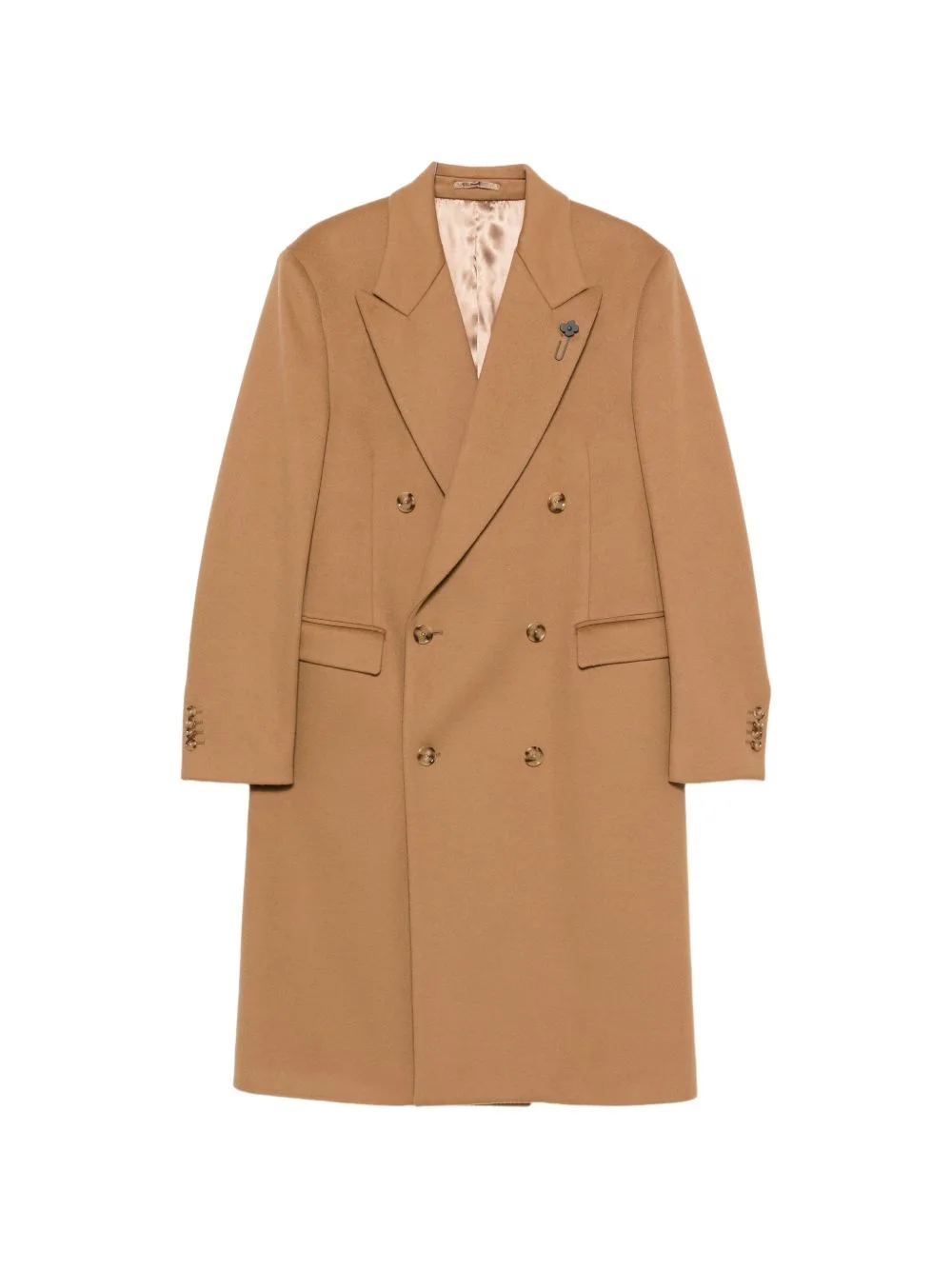 Double-Breasted Peak-Lapels Coat by Lardini