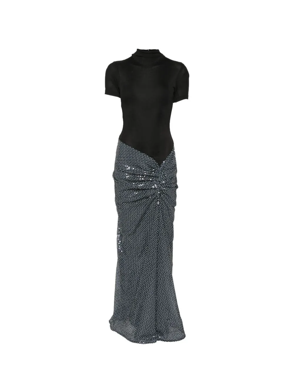 Sequin-Embellished Ruched Gown by Christopher Esber
