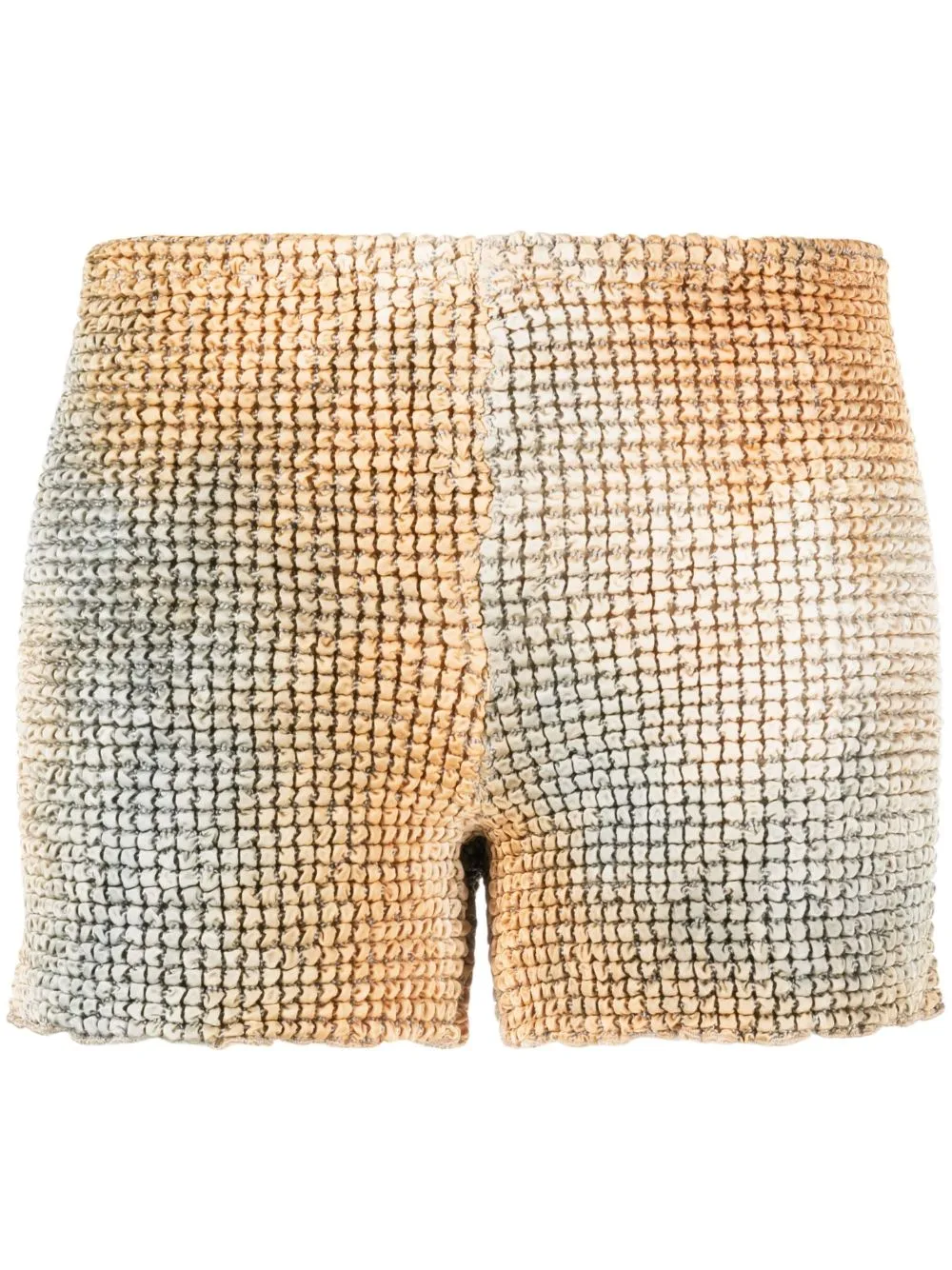Smocked Tie-Dye Shorts by Off-White