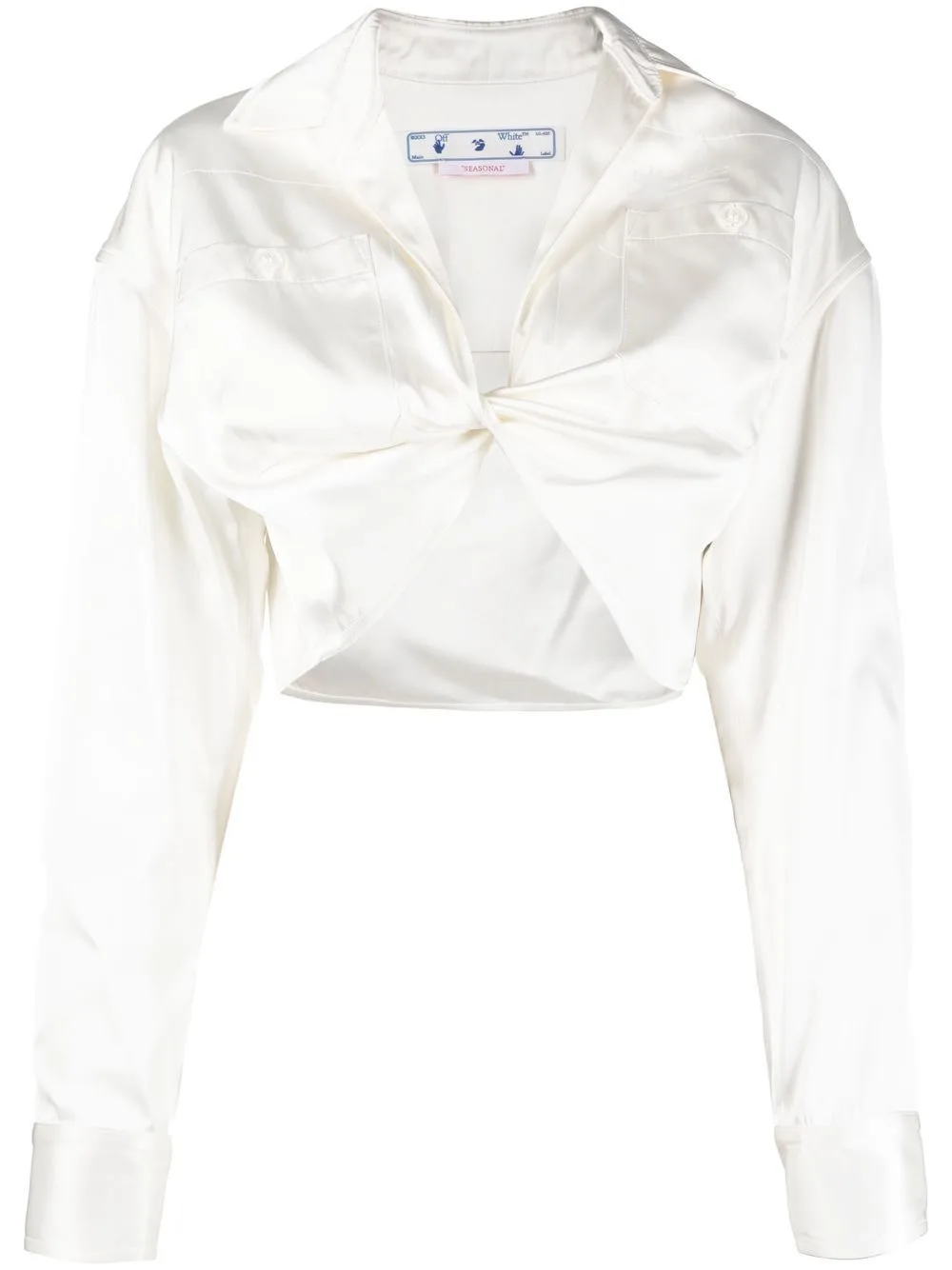 Twisted Crop Shirt by Off-White