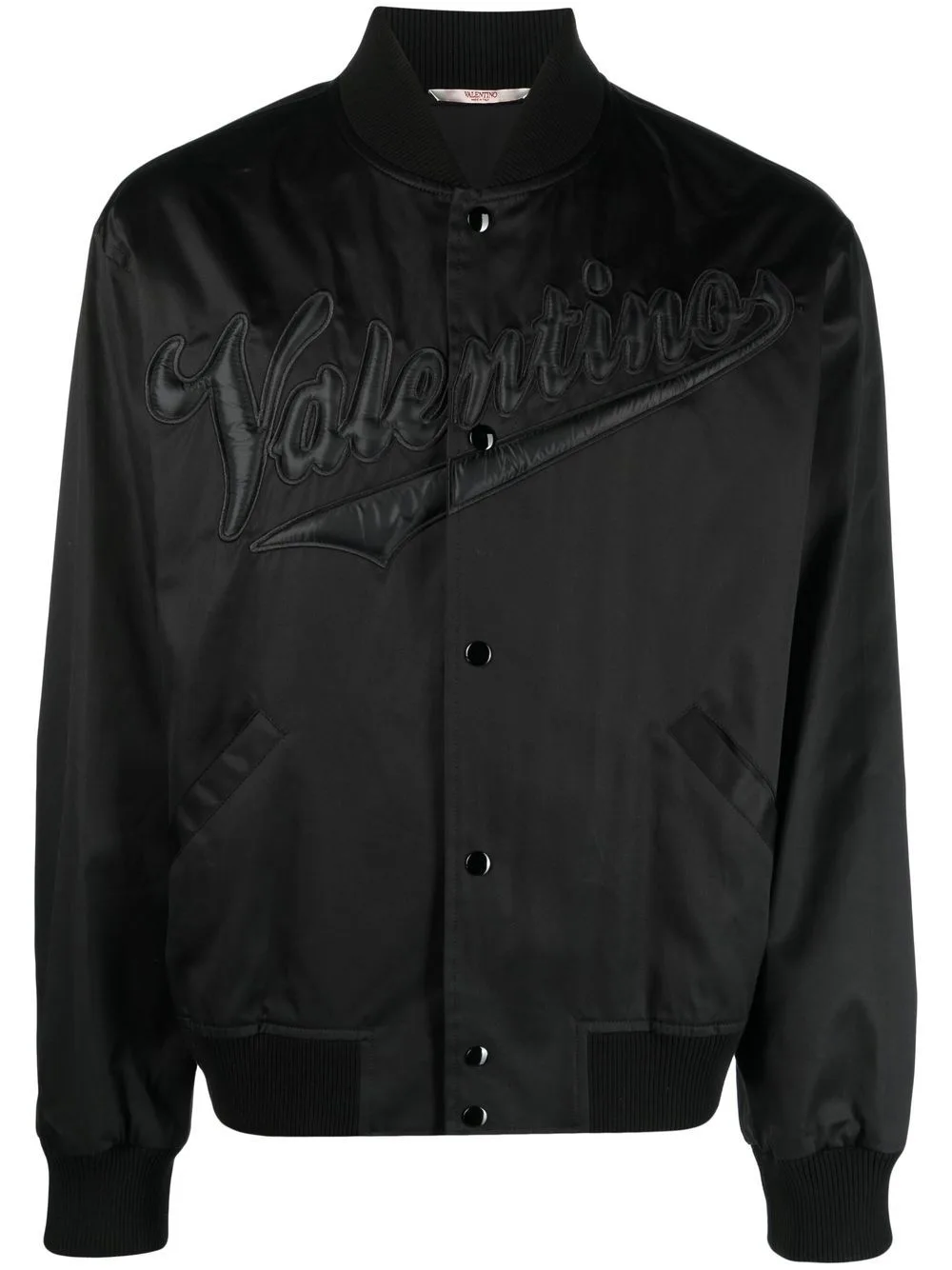 Raised-Logo Bomber Jacket by Valentino Garavani