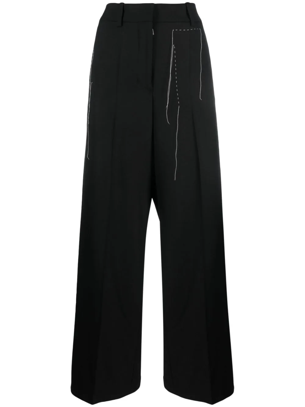 Wide-Leg Tailored Trousers by Off-White