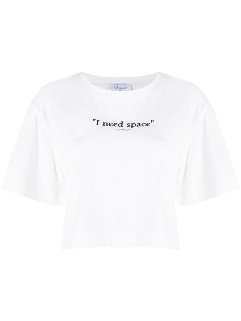 Slogan-Print Cotton T-Shirt by Off-White