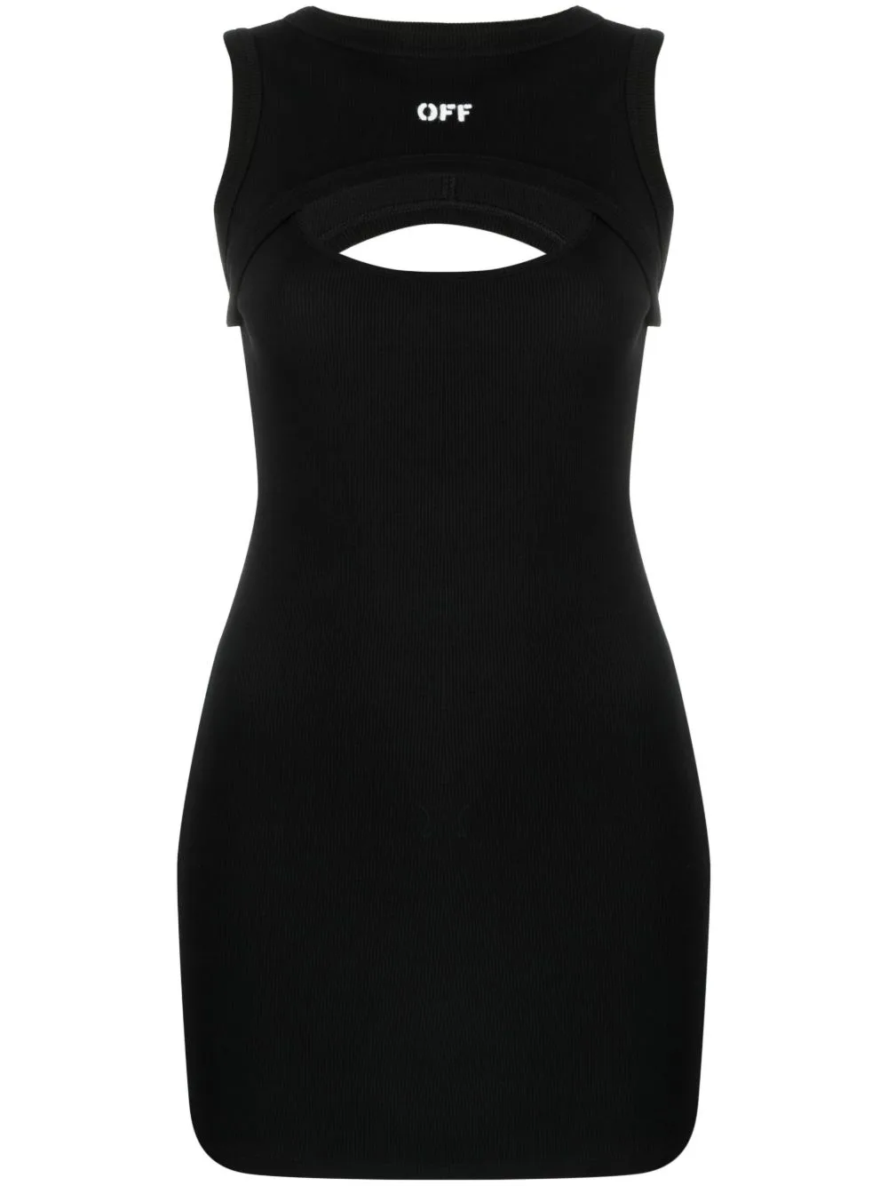 Off Stamp Ribbed Minidress by Off-White