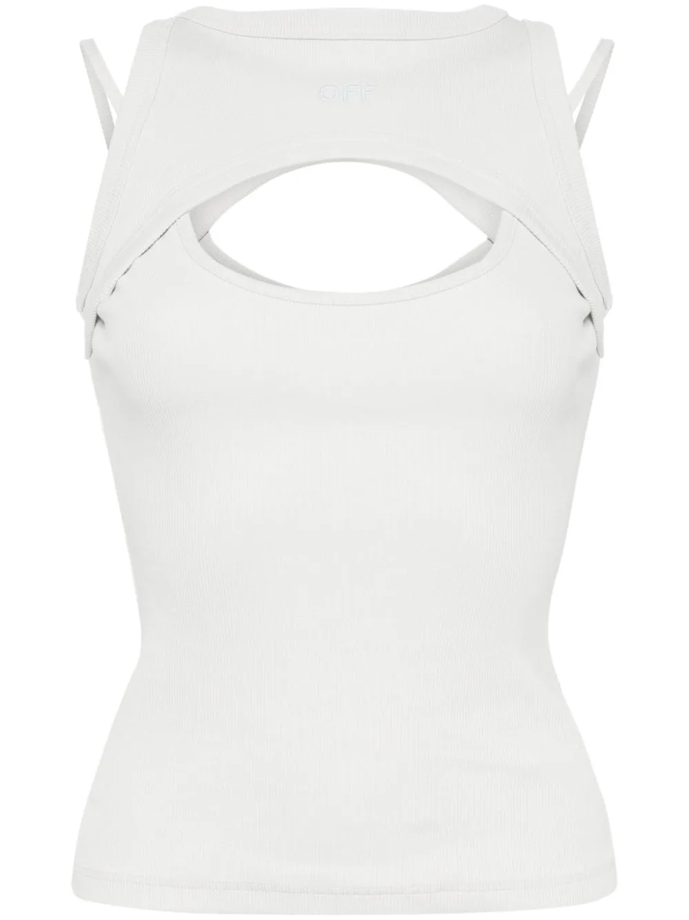 Layered Cut-Out Tank Top by Off-White
