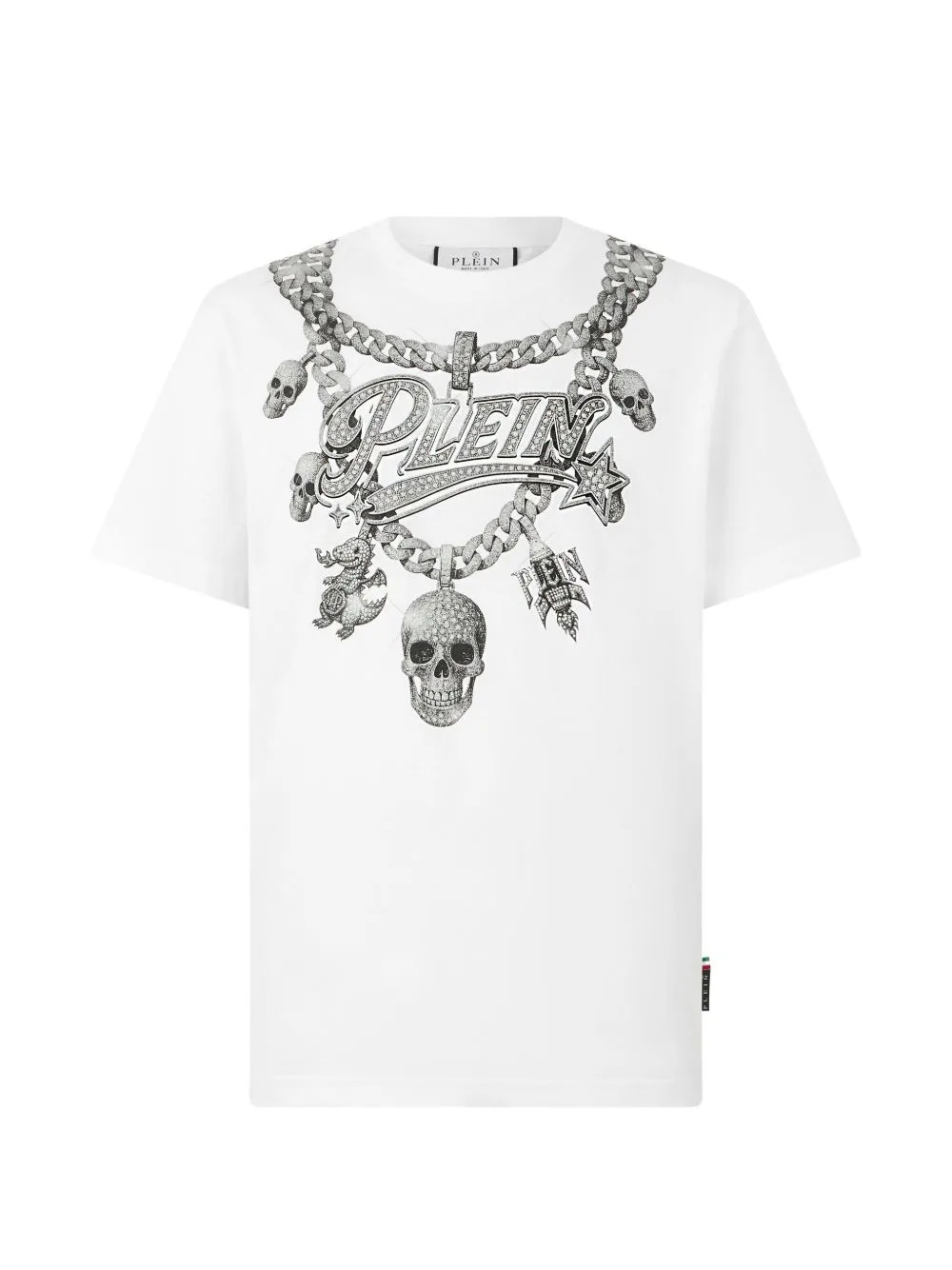 Chains-Print T-Shirt