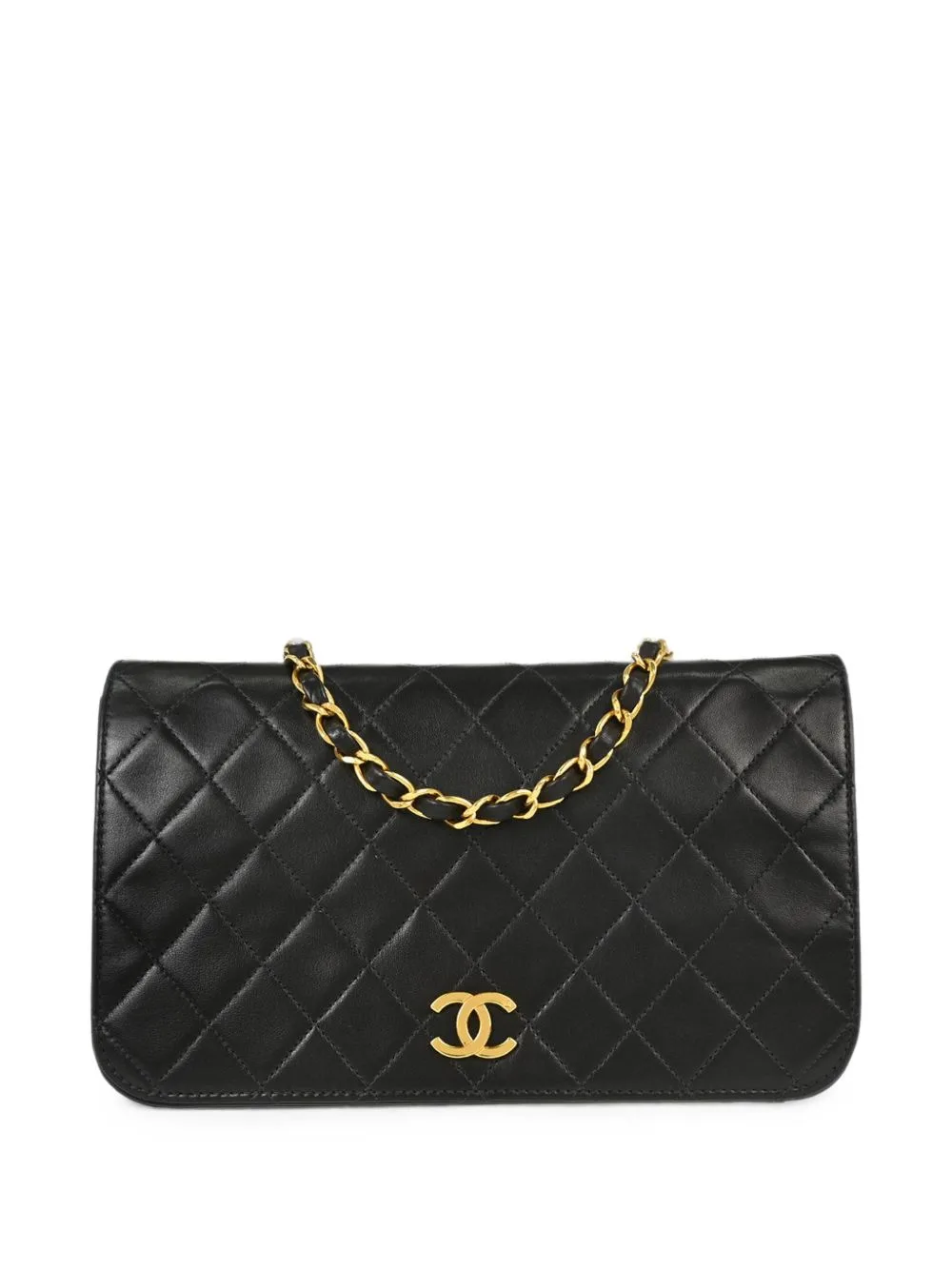 1997-1999 Small Full Flap Quilted Shoulder Bag by CHANEL Pre-Owned