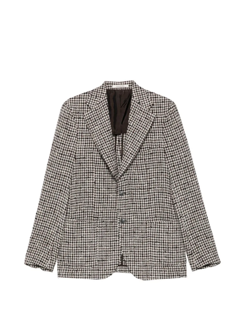 Houndstooth Single-Breasted Jacket by Tagliatore