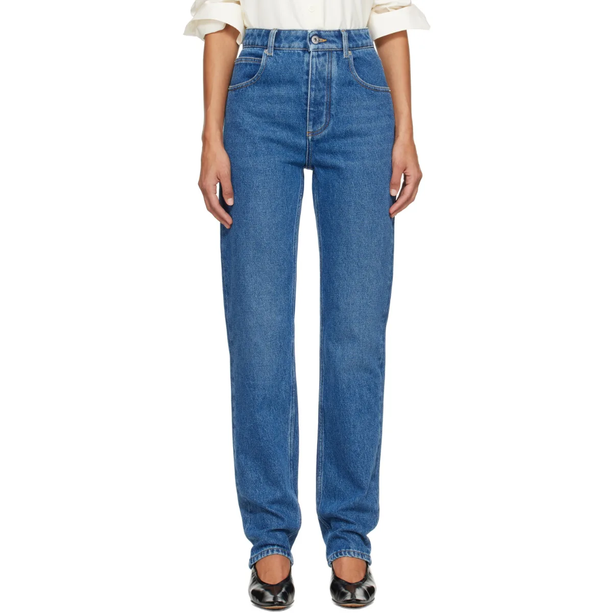Faded Denim Jeans