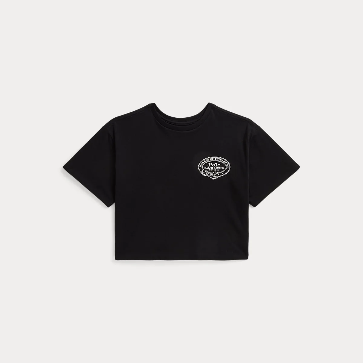 Graphic Cotton Jersey Boxy T-Shirt by Ralph Lauren