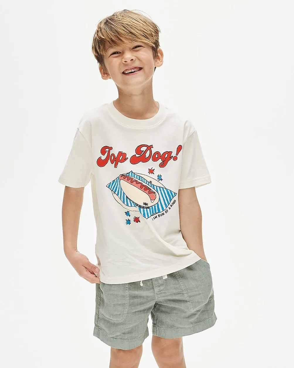 Short-Sleeve Top Dog Graphic T-Shirt by J.Crew
