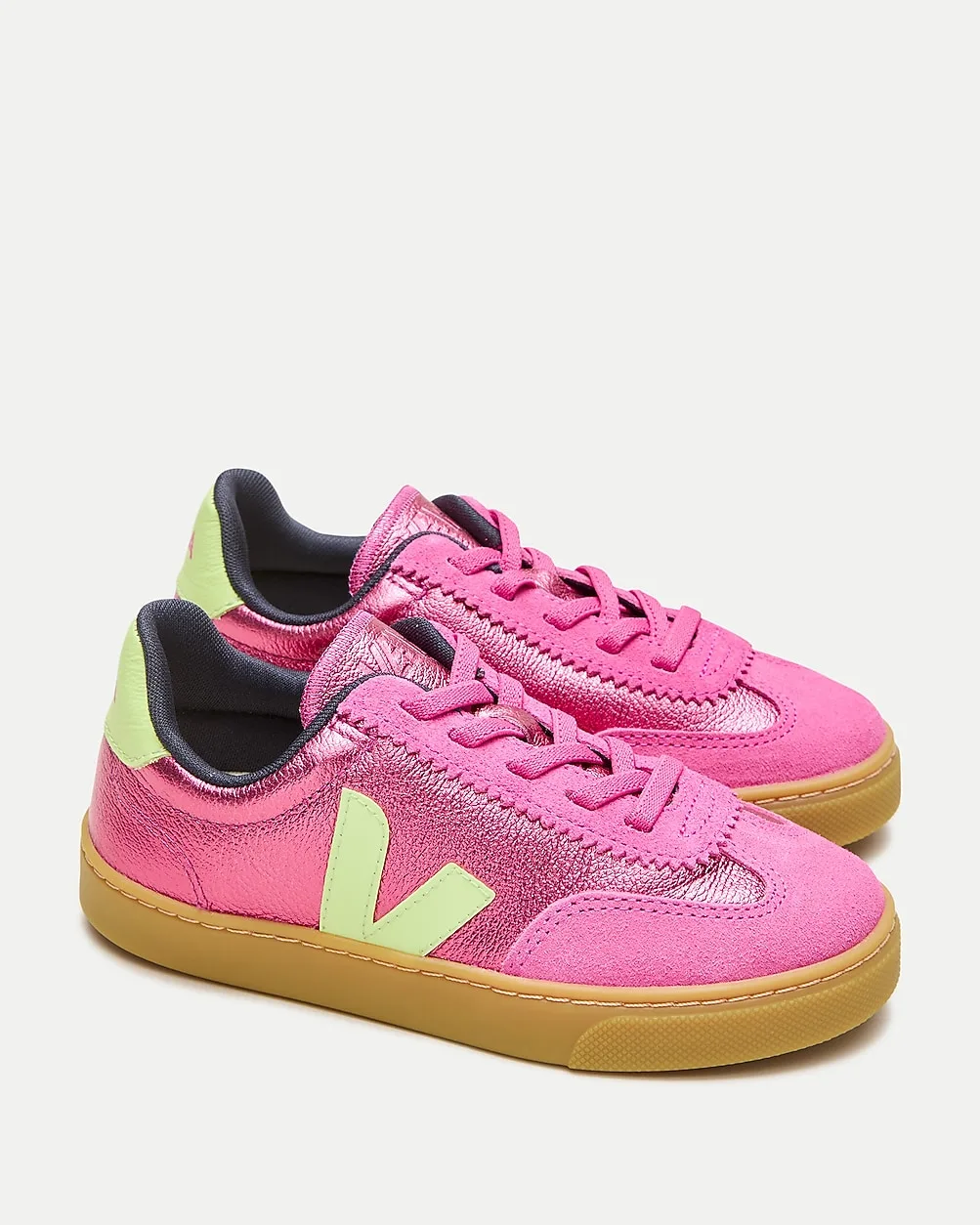 Veja™ Volley Metallic Leather Sneakers by J.Crew