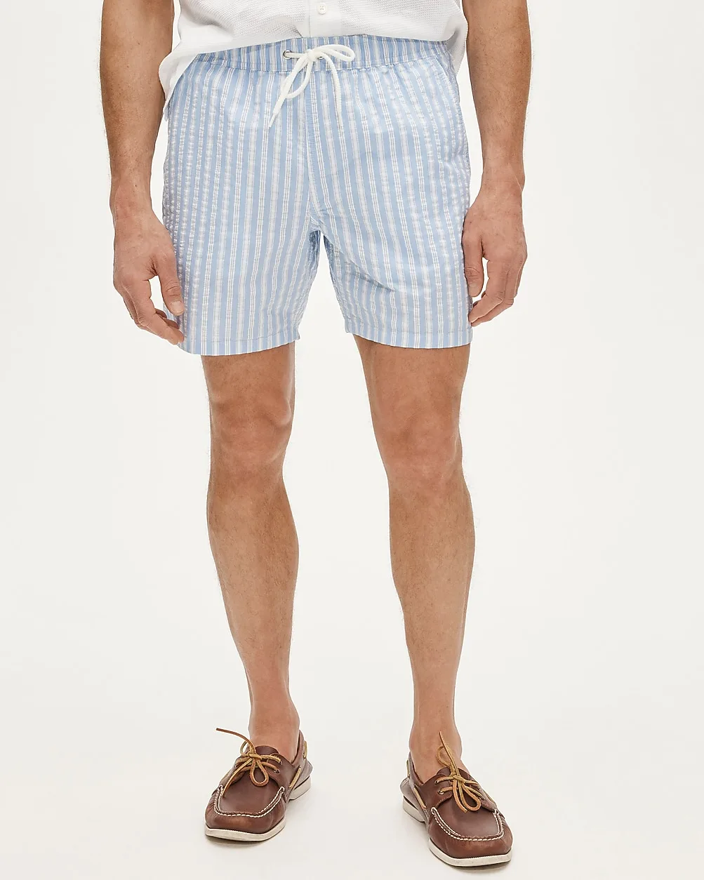 6'' Swim Trunk in Seersucker