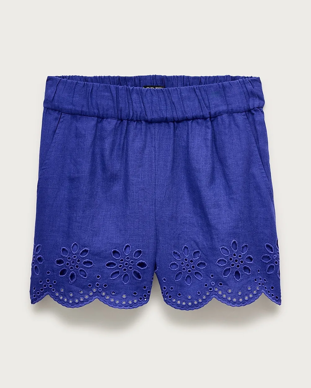 Tropez Eyelet Short in Linen by J.Crew