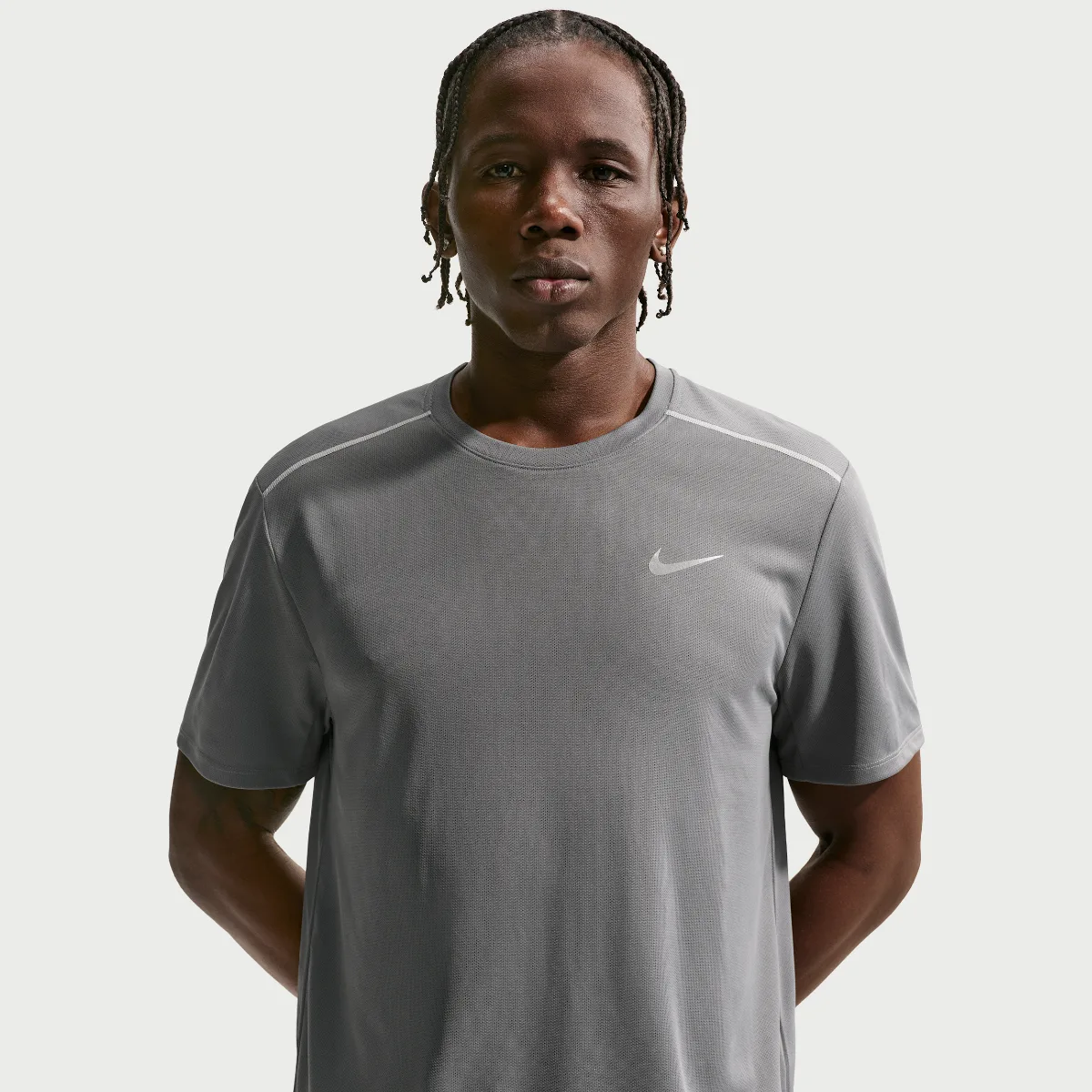 Miler Dri-FIT Short-Sleeve Running Top by Nike