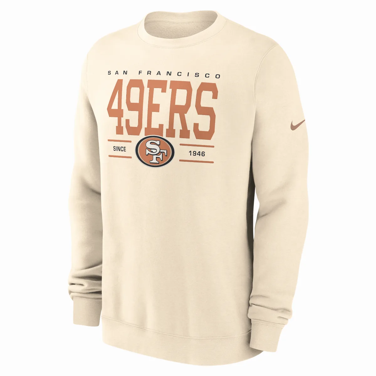 San Francisco 49ers Club NFL Pullover Crew by Nike