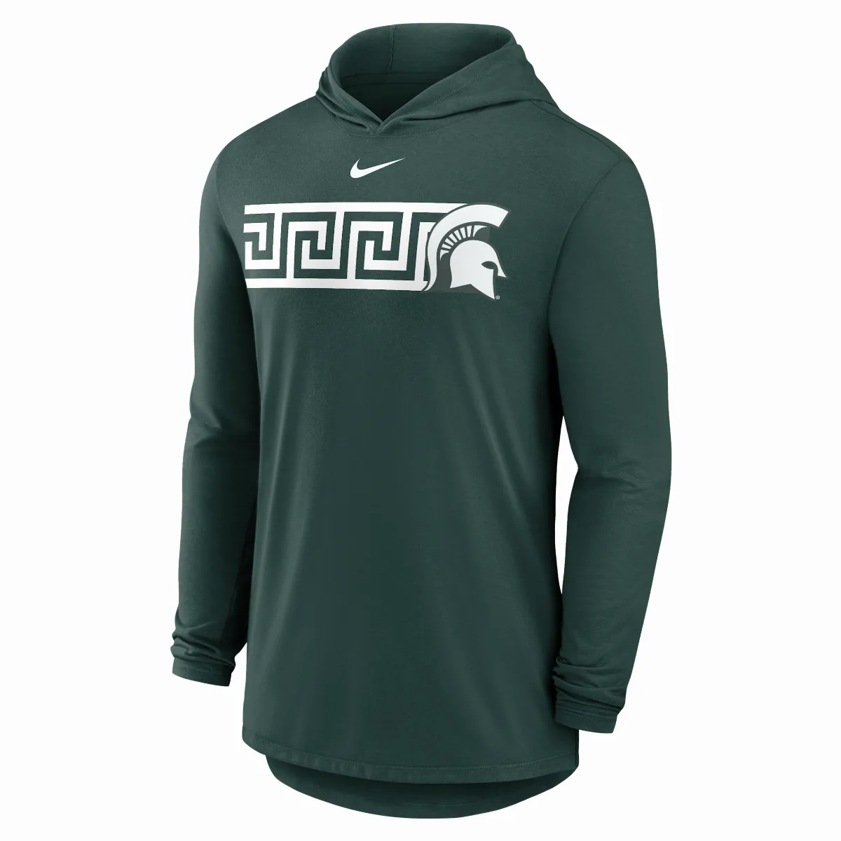 Michigan State Primetime Pattern Dri-FIT College Long-Sleeve Hooded T-Shirt by Nike