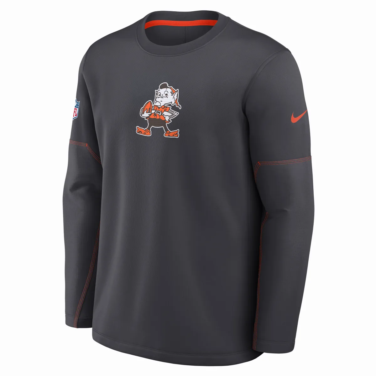 Cleveland Browns Sideline Coaches Therma-FIT NFL Long-Sleeve T-Shirt