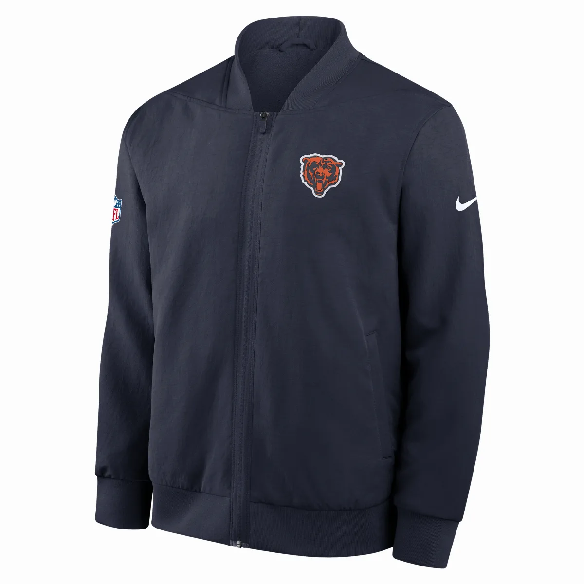 Chicago Bears Sideline NFL Full-Zip Bomber Jacket by Nike