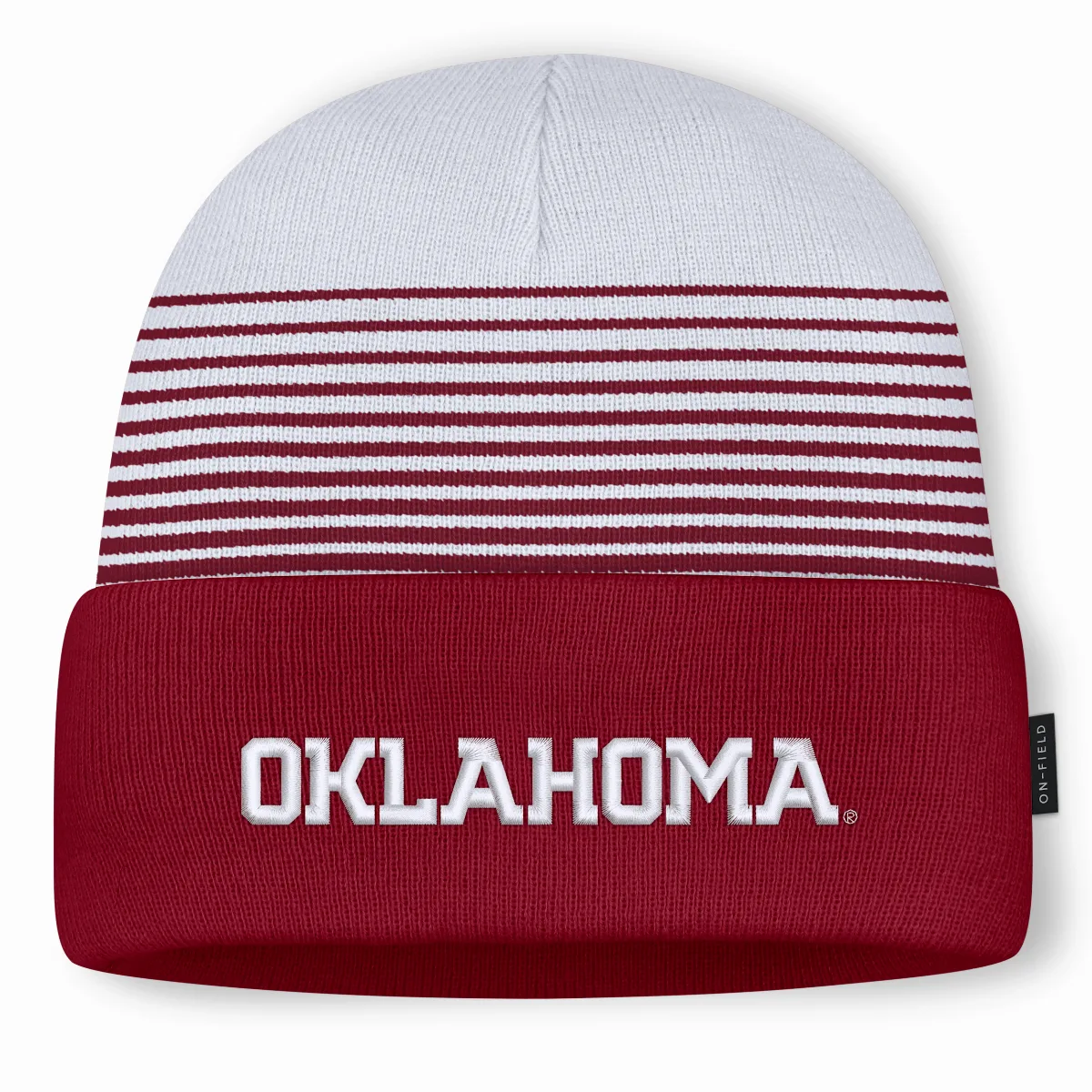 Oklahoma Sideline Utility College Cuffed Beanie by Jordan