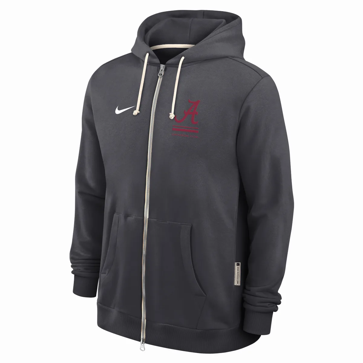 Alabama Sideline Standard Issue Dri-FIT College Full-Zip Hoodie by Nike