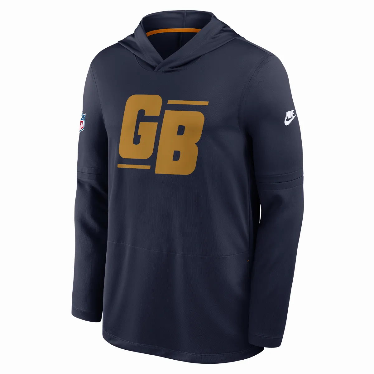 Green Bay Packers Alt Dri-FIT NFL Long-Sleeve Hooded Top
