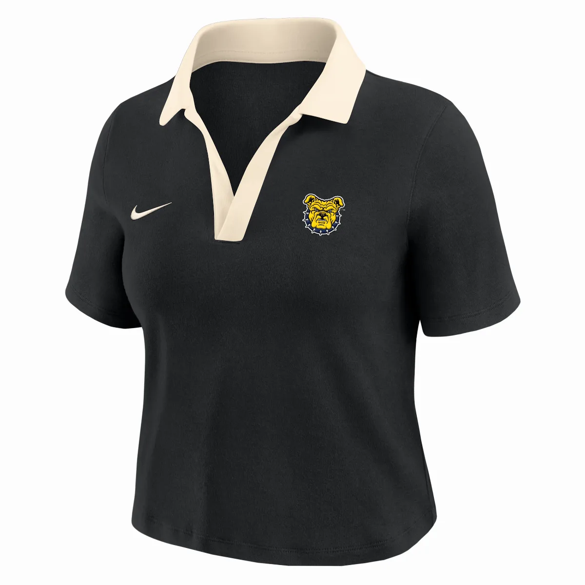 College (north Carolina A&T University) Short-Sleeve Polo Crop Top by Nike