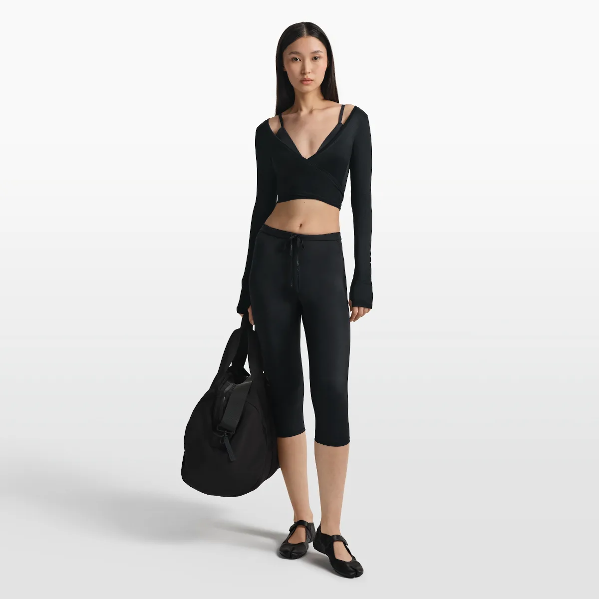 SKIMS Satin Shine High-Waisted 17" Leggings with Drawcord by Nike
