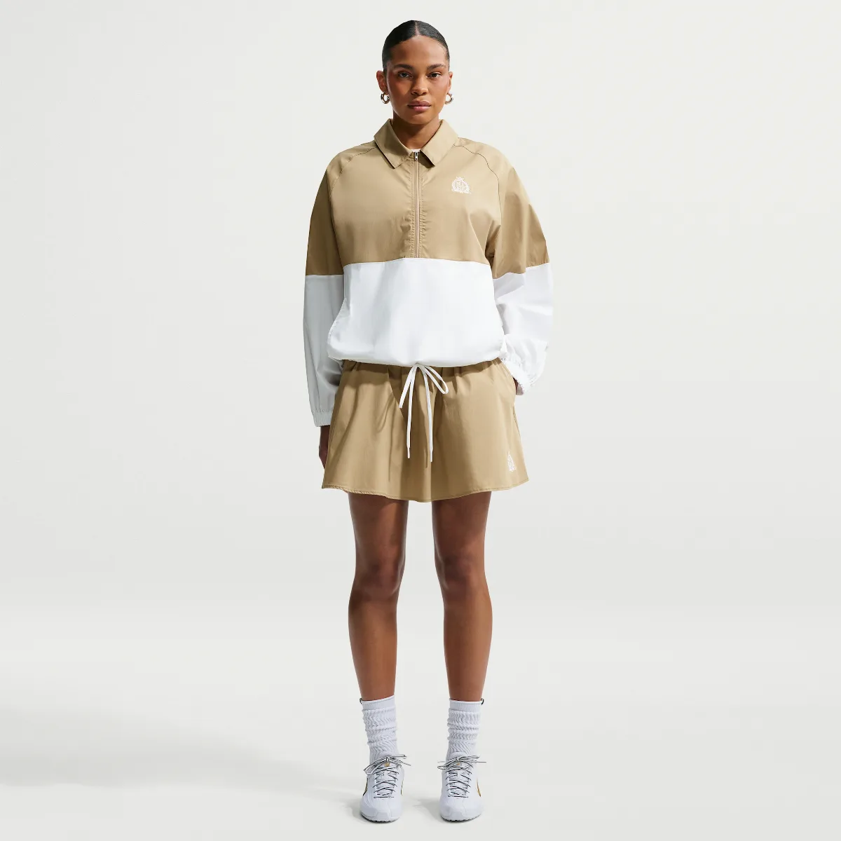 Sportswear Mid-Rise Poplin Mini Skirt by Nike