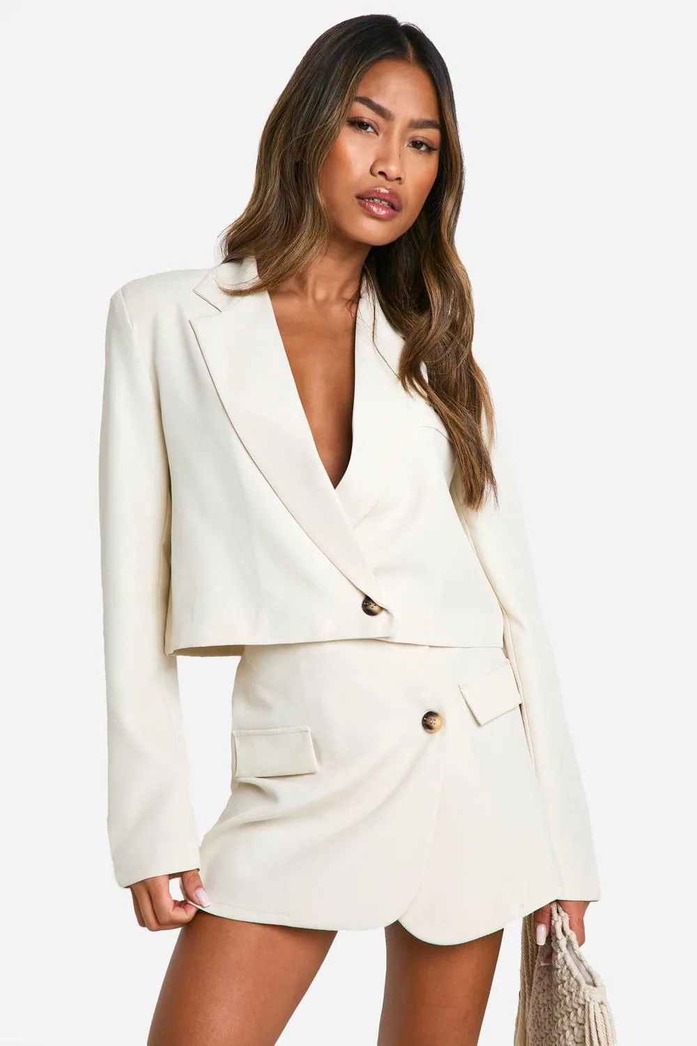 Wrap Front Micro Mini Skirt by boohoo