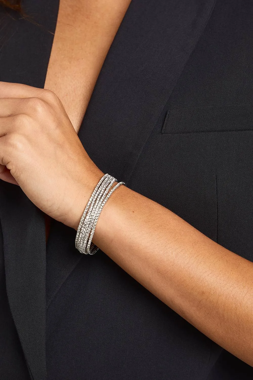 Diamante Bracelets 5 Pack