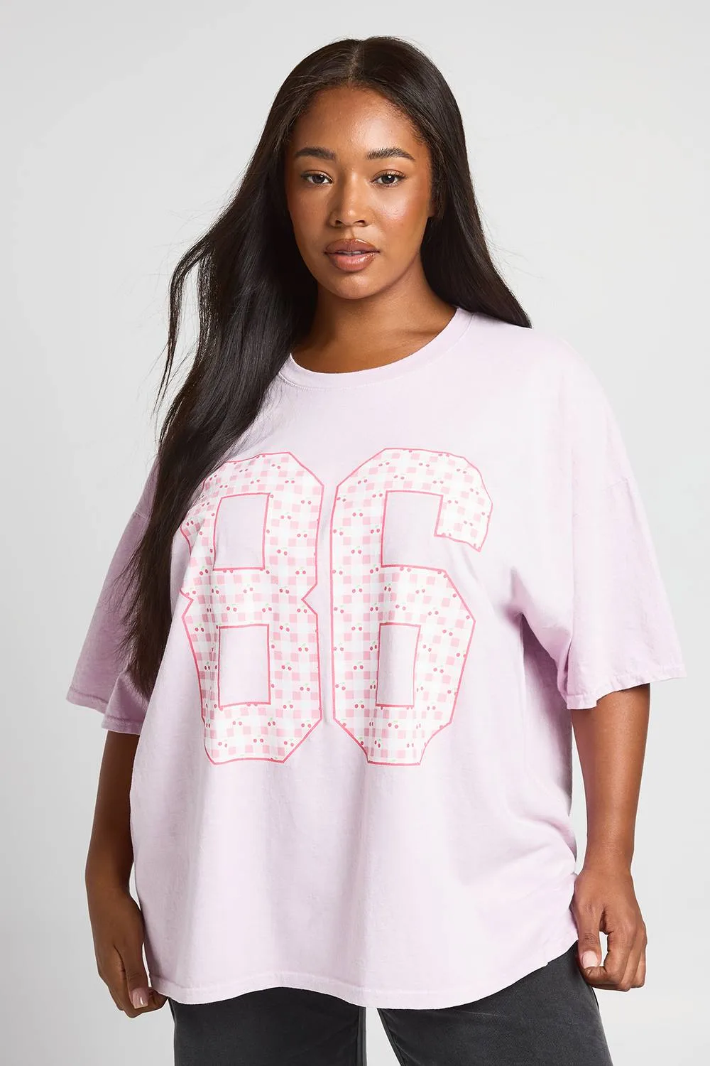 86 Printed T-Shirt by boohoo