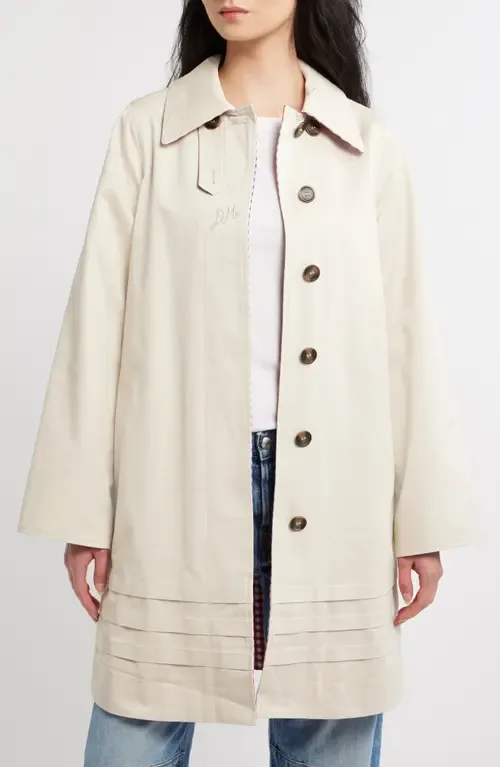 Mercedes Bow Reversible Trench Coat by Damson Madder