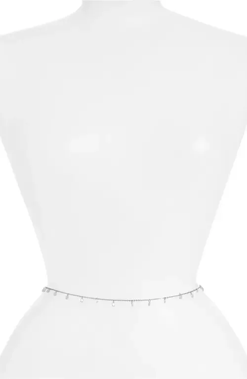 Dainty Crystal Belly Chain by VIDAKUSH