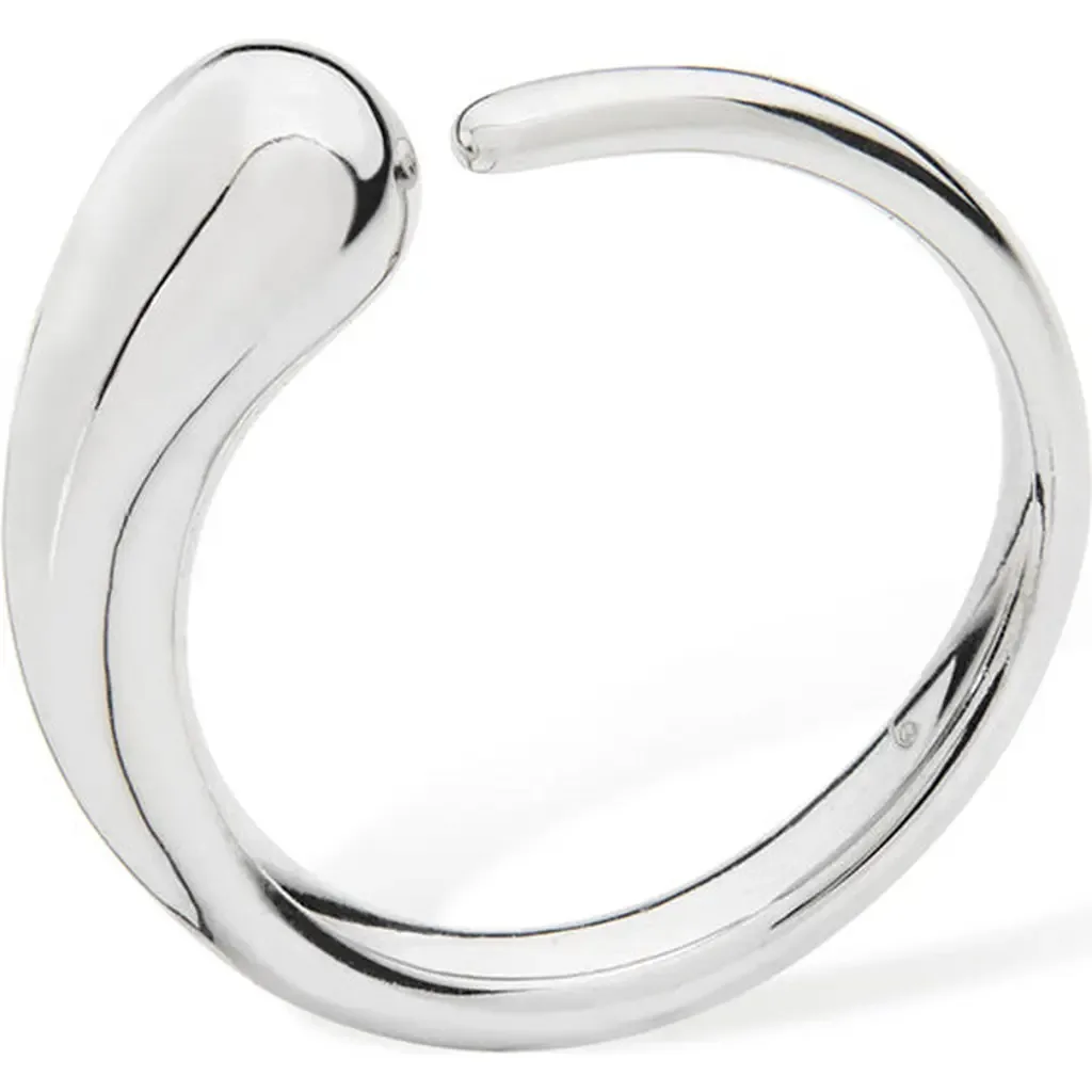 Open Luna Drop Ring in Sterling Silver