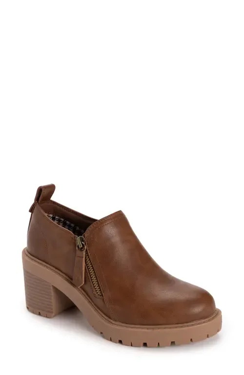 Lainey Side Zip Bootie by MUK LUKS