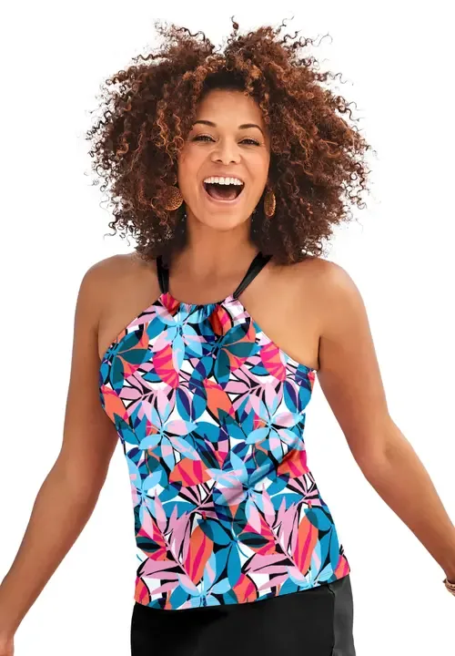 High Neck Tankini Top by Swimsuits for All