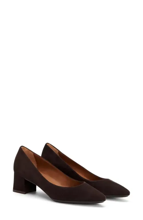Pasha Weatherproof Pump in Espresso/Suede by Aquatalia