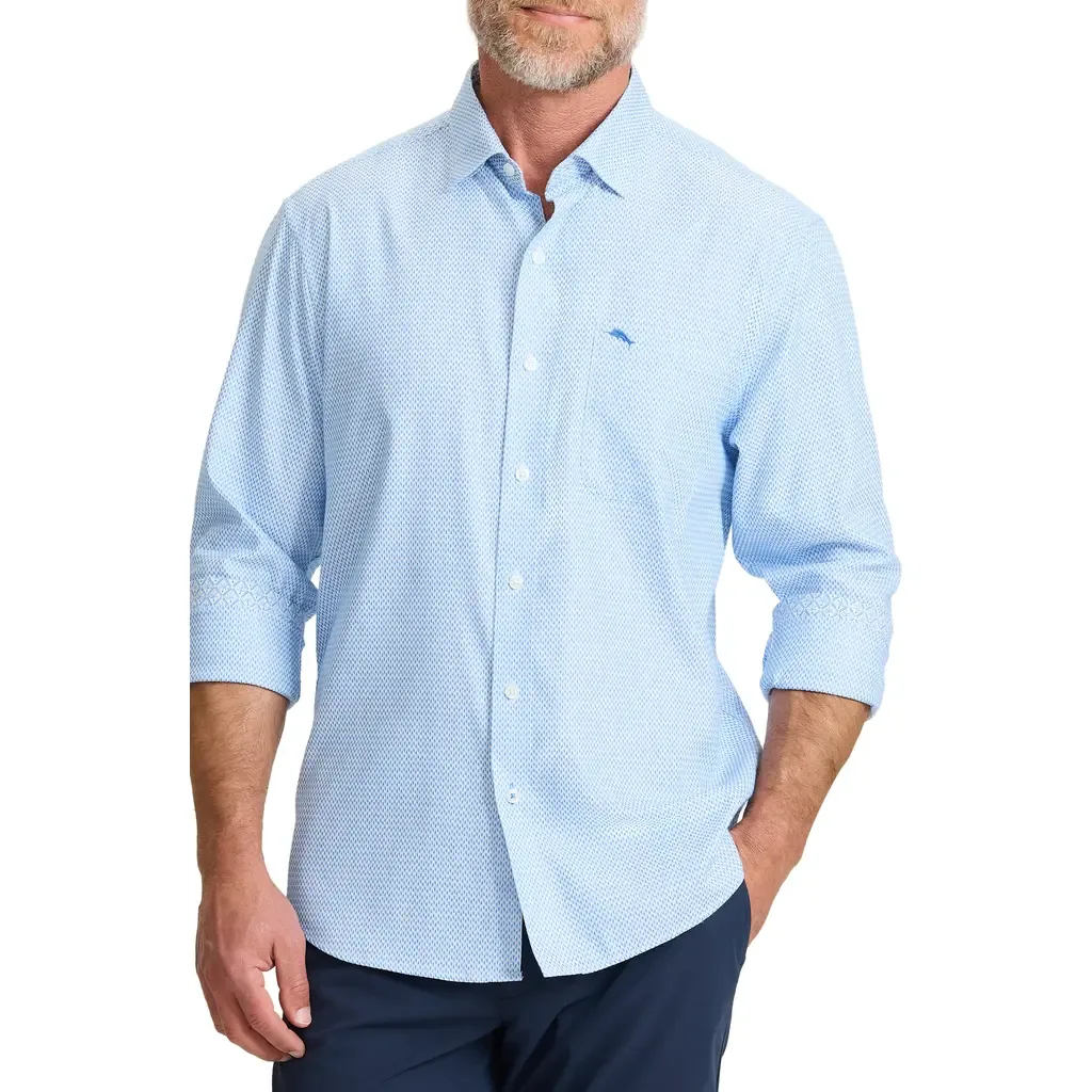 Sarasota Stretch Ventura Coast IslandZone® Button-Up Shirt by Tommy Bahama