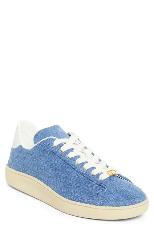 Royco Denim Low Top Sneaker by Valentino Garavani