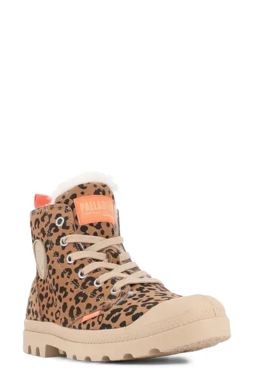 Pampa Hi Zip Faux Fur Boot by Palladium