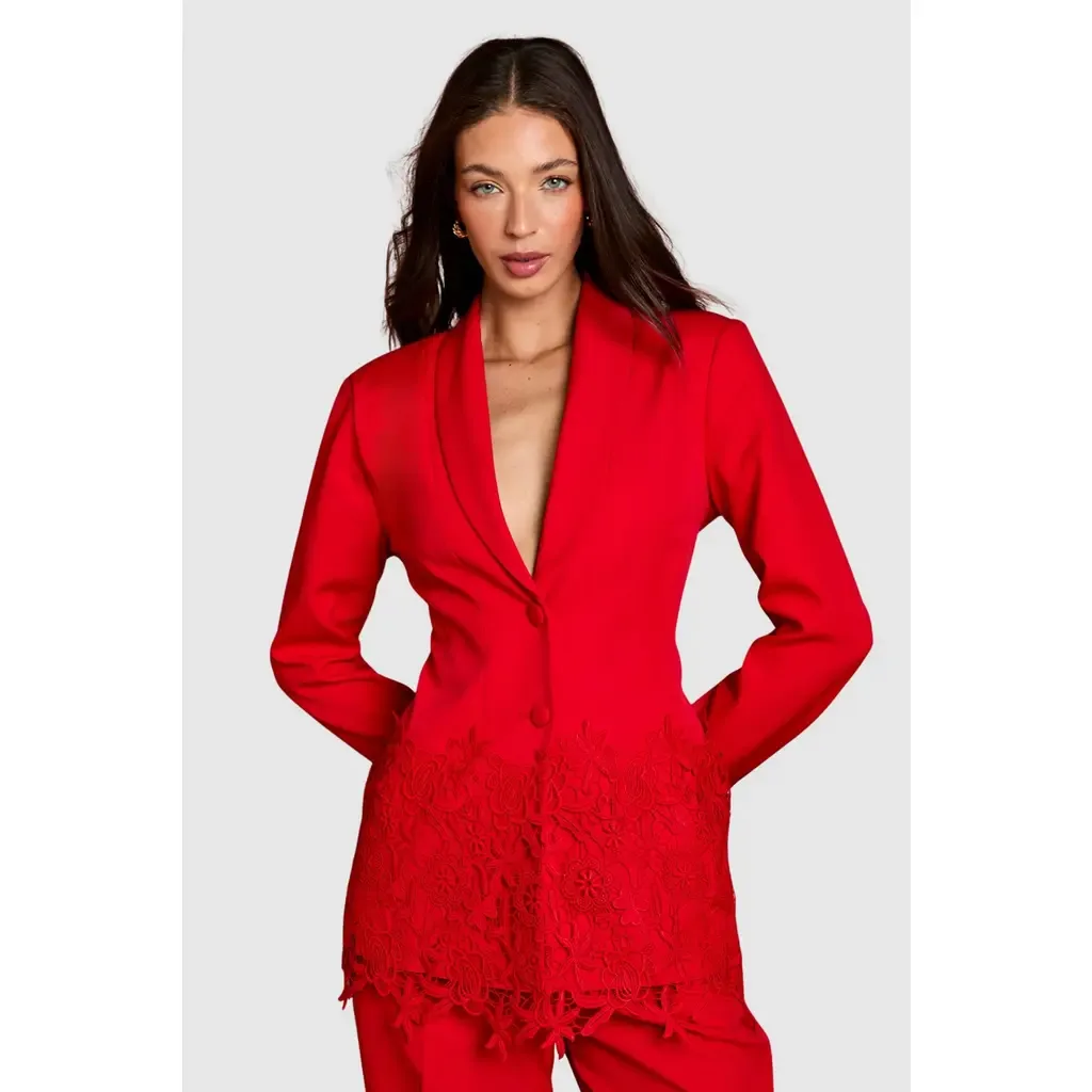 Embroidered Single Breasted Blazer by Coast