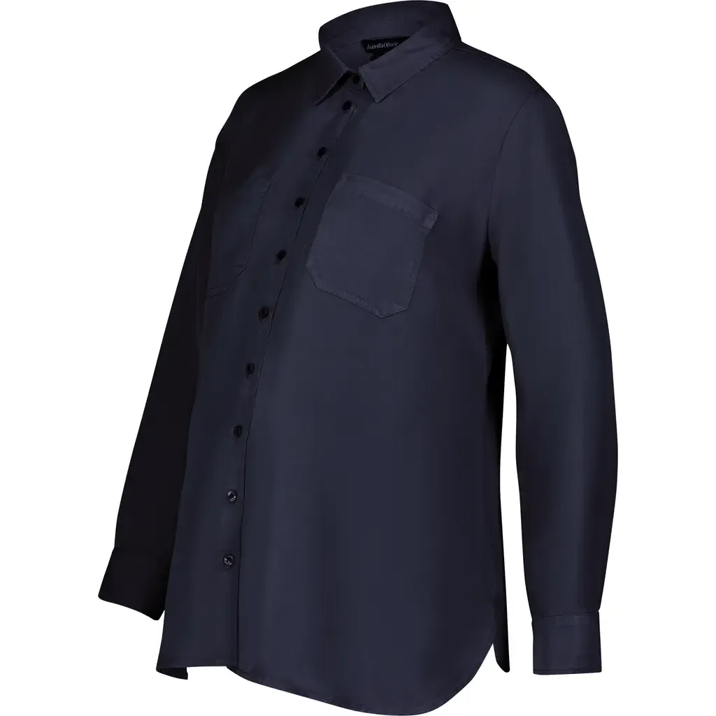 Raffa Maternity Shirt with Tencel by Isabella Oliver