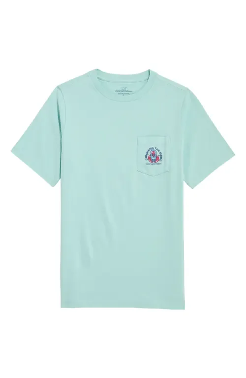 Crushing Lobster Pocket Graphic T-Shirt by vineyard vines