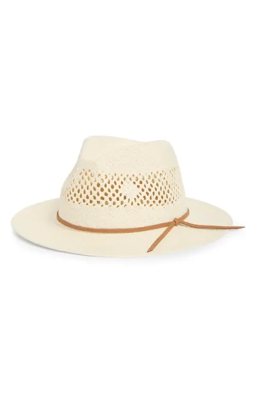Packable Straw Fedora by Nordstrom